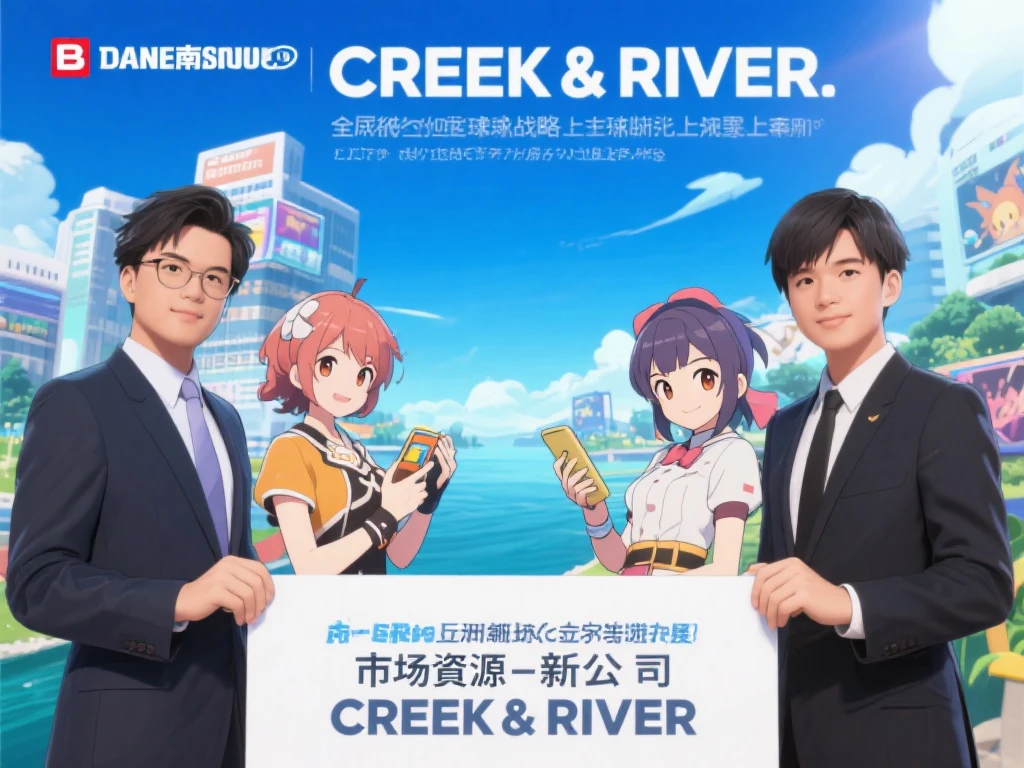 万代南梦宫联手CREEK & RIVER共创新手游企业
